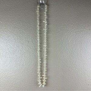 VINTAGE 50'S‎ Single STRAND Beautiful Mother Of Pearl BEADED NECKLACE